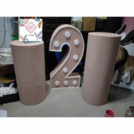 Latest 3D Number Stending Styrofoam/ 3D Number Decoration/ Number Decoration Stending