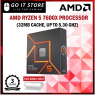 AMD Processor Ryzen 5 7600X AM5 CPU Processor (32MB CACHE, 4.7GHz to 5.30 GHz)