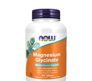 Now Foods Magnesium Glycinate 180 Tablets