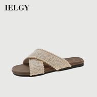 IELGY Beautiful Slippers for Women 2024 New Style Bohemian Outdoor Slippers