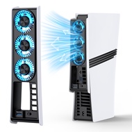 IINE พัดลมทำความเย็นดิสก์ PS5 PRO & เวอร์ชันดิจิตอลพัดลมสามตัวความเร็วพัดลมพกพาปรับความเร็วโหมดอัตโน