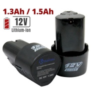 Bateri Drill Cordless RAKIETA Cordless Drill Battery Rechargeable 12V 1.5Ah / 1.3Ah Lithium Li-Ion B