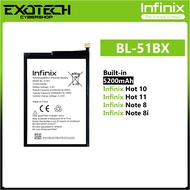 แบตเตอรี่ Battery for Infinix Hot 10 / Hot 11 / Note 8 / Note 8i BL-51BX + ฟรีเครืองมือ /ประกัน6 เดื