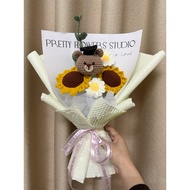 💯 Crochet Flower Bouquet Graduation / Flower Bouquet