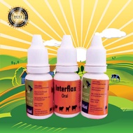 Interflox Oral 10 ML - OBAT FLU PILEK KUCING KELINCI 10ml