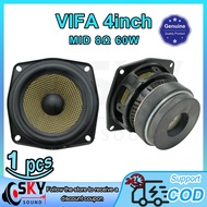 SKYSOUND VIFA 4inch Midrange Speaker 8Ω 60W Midrange Speaker Car Speaker Audio Speaker DIY Speaker