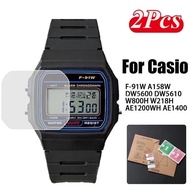 2Pcs Smartwatch Screen Protector For Casio Men Classic F91W-1 A158W DW5600/5610 HD Clear Anti-Scratc