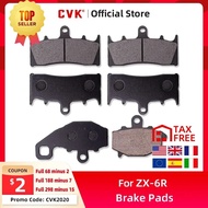 CVK 1 Set High Quality Brake Pads Disks Shoes Front And Rear For KAWASAKI X ZX600 Zx6r ZX-6R 600 E1-