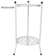Two-Layer Elegant Metal Plant Stand Shelf Potted Plant Holder Modern Tall Plant Pot Stands for Indoo