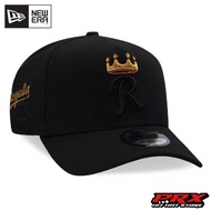 NEW ERA 9FORTY A-FRAME KANSAS CITY ROYALS 30TH ANNIVERSARY WORLD SERIES 1985 BLACK EDITION HAT SNAPB