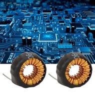 lhome 30Pcs Toroid Inductor Wire Core Inductors Wrap Horizontal Copper Coil with Casing Pipe for PCB