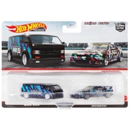 Hot Wheels Premium 2 Pack Nissan Skyline GTR R33 & MBK Van HKS HKF53