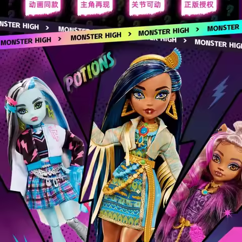 Monster High Dolls for Girls Genuine Version Garage Kit Collection Modelling Birthdays Gifts Kawaii 