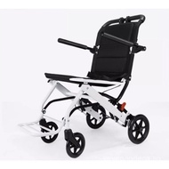 【In stock】Wheelchair for The Elderly, Folding Wheelchair Trolley, Lightweight, Small, Elderly, Disab