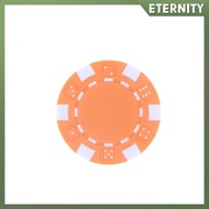 ETERNITY 10 Pcs ABS Plastic Poker Chips Casino Texas Hold'em Poker Metal Coins 11.5g Chips Poker Gam