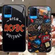 G-66 ACDC Band HD Glass Casing for OPPO Reno 7 A54 A55 Realme Narzo 8 9 8i 50 Pro 5G