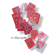 Motorcycle xhaust pipe gasket 6n1 mio/click/skydrive/aerox/r150/tmx/w125/beat/barako/nmax/gy6/xrm