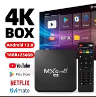 Android Tv Box MXQ PRO Android 13 Oos 24G 16gb Ram-256gb Rom STB  4K SMART TV BOX UNLOCK