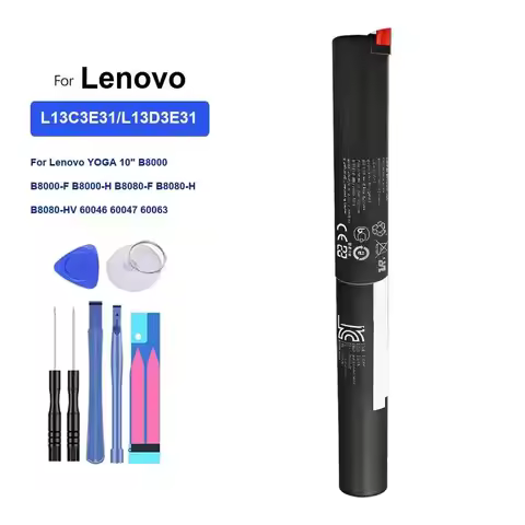 Battery L13C3E31 L13D3E31 9000mAh For Lenovo Yoga 10" Tablet B8000 B8000-F B8000-H B8080-F B8080-H B
