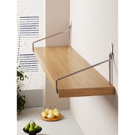 [IN STOCK] Wall Shelf Wall Flat Board Wall Hanging Paint-Free Board Wall Wall Hanging Bookshelf Wood