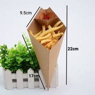20pcs French Fries Bag/ French Fries Box  / Popcorn Chicken Paper Box / 薯条