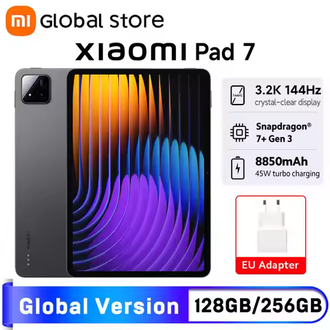 Global Version Xiaomi Pad 7 Tablet 11.2" 3.2K Display Snapdragon 7+ Gen 3 Octa-core CPU 8850mAh 13MP