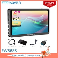 FEELWORLD FW568S 6นิ้ว SDI HDMI Camera Field Monitor พร้อม Waveform LUTS Full HD 1920X1080 IPS Tilt