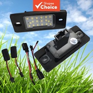 License Plate Accessories LED Number Light For VW Touareg Tiguan Golf 5 Passat