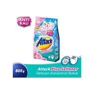 Kao attack detergent powder plus softener 800gr