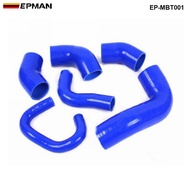 Racing Silicone turbo intercooler hose kit For MIT EVO 7-9 - 2.0L Turbo 4G63 (6pcs) EP-MBT001