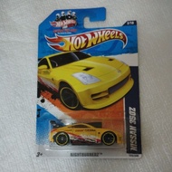 Hot Wheels Nissan 350Z Fairlady HW Nightburnerz 2011 JDM US Card