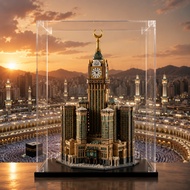 Makkah Clock Tower Acrylic Display Box 麦加皇家钟塔积木收纳盒透明亚克力 Kotak Pameran