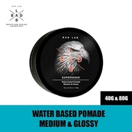 BADLAB Waterbased Pomade Medium & Glossy [SUPERSONIK] 80g