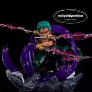 🔥READY STOCK🔥ONE PIECE RORORONOA ZORO Q VERSION MINI COPY RESIN GK ACTION FIGURE STATUE MODEL 海贼王 索隆 Q版 港版手办 模型