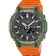 G shock Jelly Orange G Shock TMJ G Shock GA2100 G shock Orange Autolight Jam G shock Jam Tangan lela
