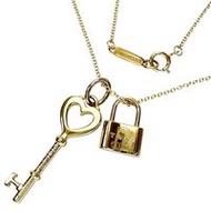 蒂芬妮 (TIFFANY & Co.) 心形鑰匙項鍊，18K黃金，5.9克，41厘米，女士款 [二手]