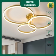 Ceiling light with 3 LED rings, 3 rings 30*40*50cm with 3 color modes