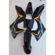 Body CRF 150 L full set striping black yellow 2022 Cover bodyset CRF 150L volet CRF 150 L