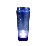 星巴克2017韓國星空靜謐紫夜空馬克杯玻璃杯保溫杯隨行杯