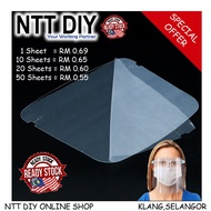 NTT DIY  Transparent Face Shield Protective Cover Only