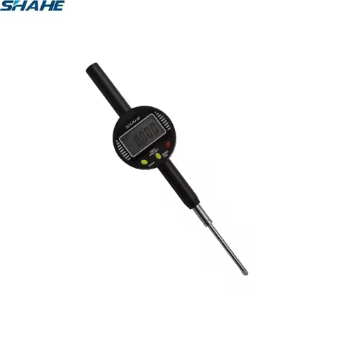 Shahe 0-50 mm Digital Gauge Indicator Micron Dial Indicator Digital Dial Indicator 0.001 mm Dial Gau
