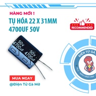 [1 CON] Power Filter Capacitor, 4700uF 50V 22x31mm New Imported