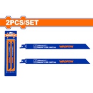 Set of 2 300mm metal saber saw blades WADFOW WJT1225VF