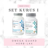 SET KURUS SHAKLEE BAJET OMEGA GUARD & HERB-LAX