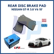 REAR DISC BRAKE PAD NISSAN GT-R R35 3.8