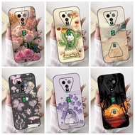 Casing For Xiaomi Black Shark 3 3S Phone Case Fashion Cactus Sunset Flower Soft Silicone Back Cover 