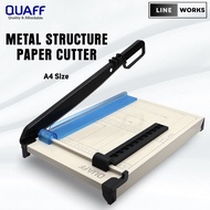 Lineworks  - QUAFF Paper Cutter A4 Size Metal Structure With Paper Adjuster & Stopper