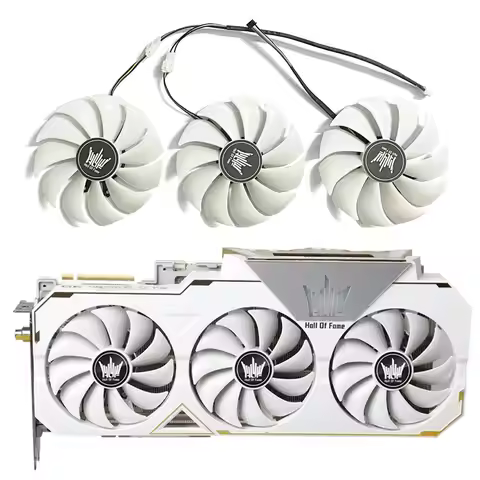 87MM FD9015U12S 12V 0.55A RTX2080Ti Graphics Heat sink Fan For GALAX RTX 2080Ti HOF RTX 2080 Ti Vide