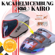 KBR KAIRO NON-Flat Plus Anti-UV HELMET visor By NDR convex visor