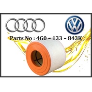 Audi - A6 C7 2.0L Air Filter 4G0-133-843K